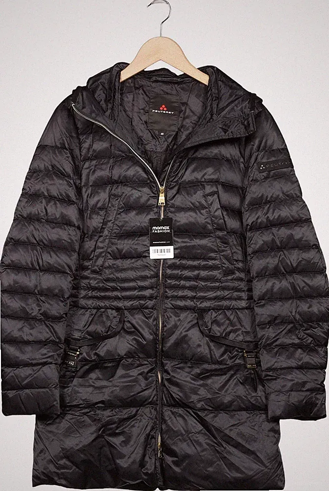Peuterey Mantel Damen Jacke Parka Gr. EU 40 (IT 46) Daunen Schwarz #b8uv64n