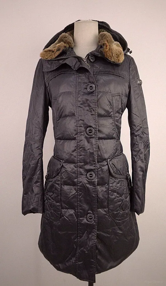 Peuterey Steppjacke Daunenjacke Damen Größe 42 Mit Echtem Pelz