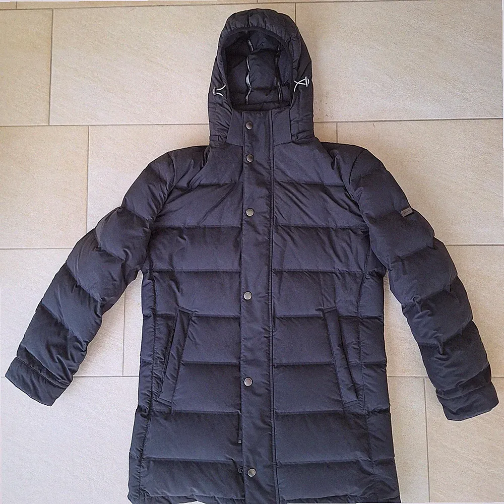 Pierre Cardin Paris Mantel/Daunenmantel Herren, Schwarz, Größe 50