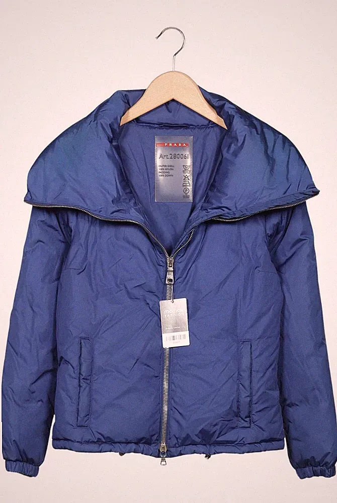 Prada Jacke Damen Anorak Jacket Kurzmantel Gr. EU 32 (IT 38) Daunen ... #bnyxli2