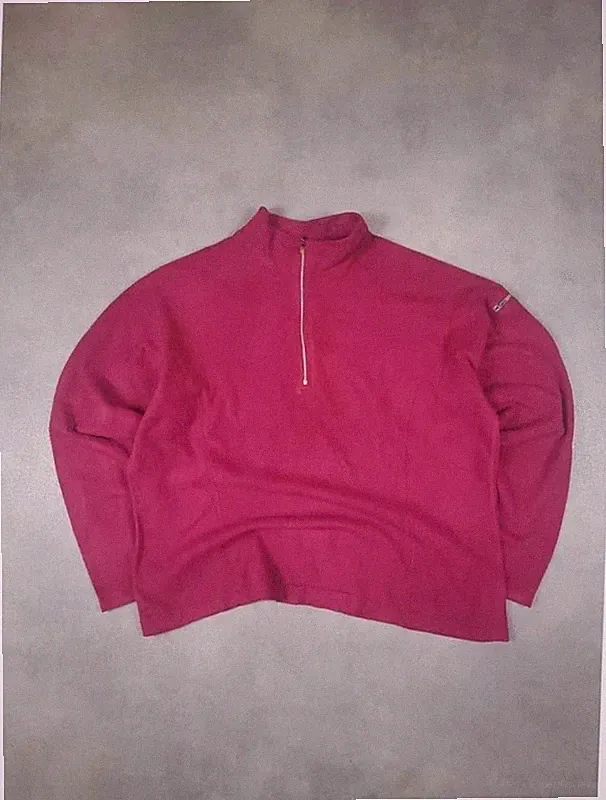 Pullover Jacke Vintage 1/4 Zip Woman L.L. Bean Größe Xl