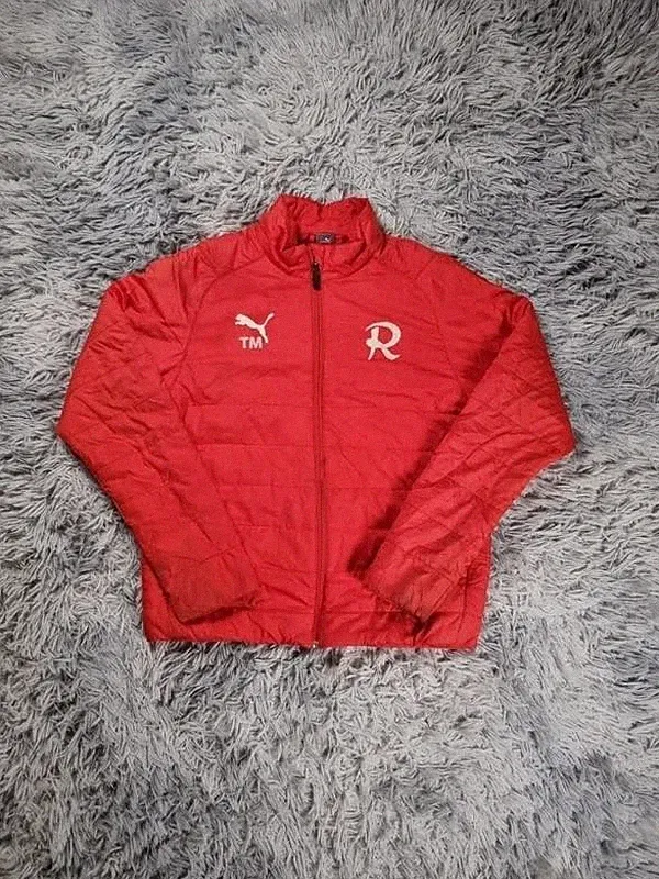 Puma Fußball Tsv Rosenheim rote Daunenjacke