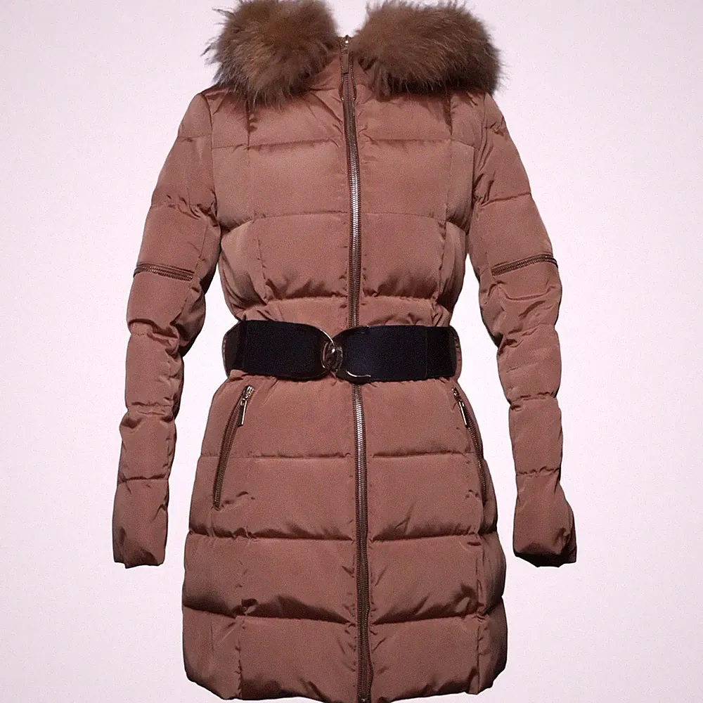 Rachel Roy, Daunenmantel, Damen, Größe: 38, Braun, Kaschmir/Daune/Polyester #W7P