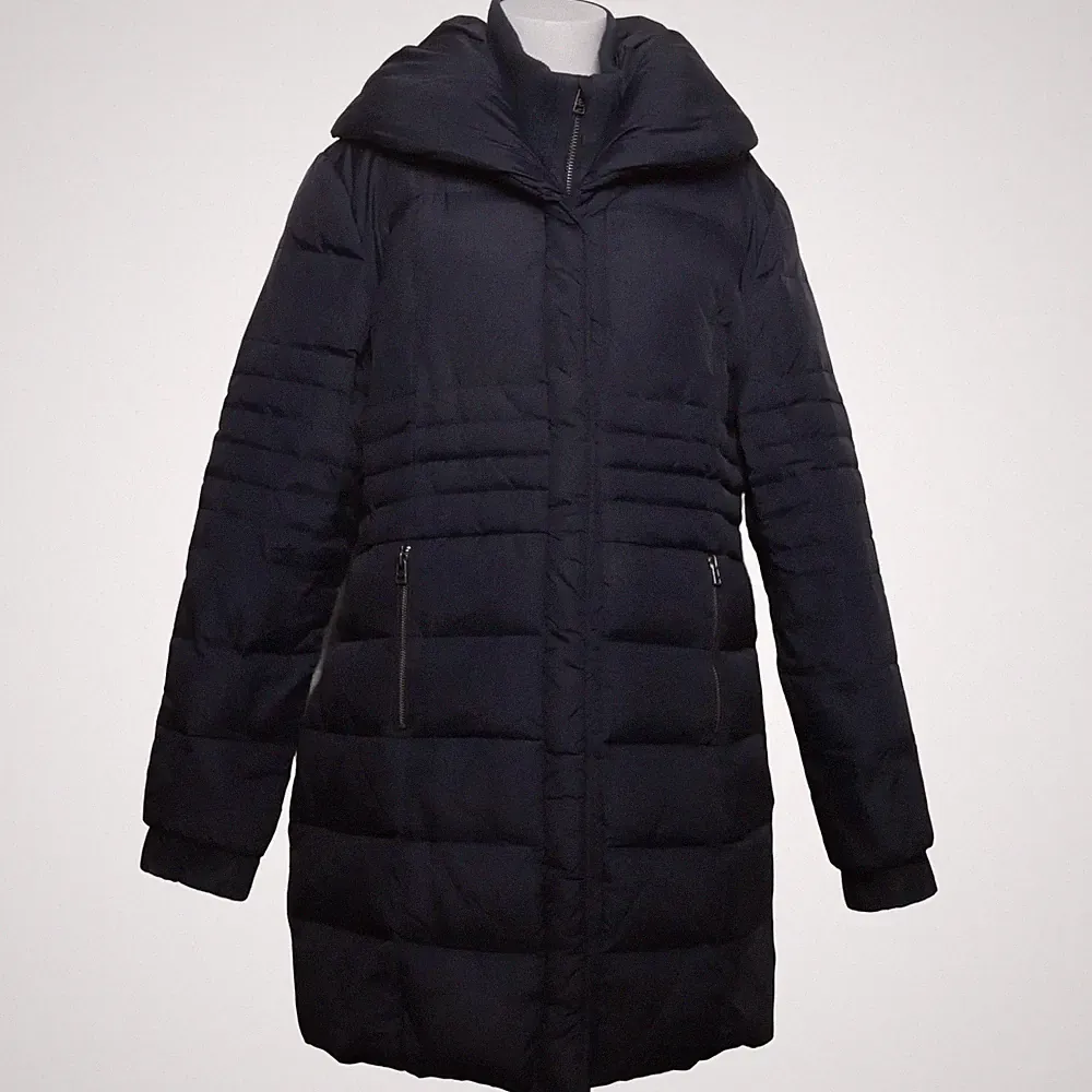 Redgreen, Daunenmantel, Damen, Größe: XXL, Blau, Daune/Leder/Polyester #0Xk