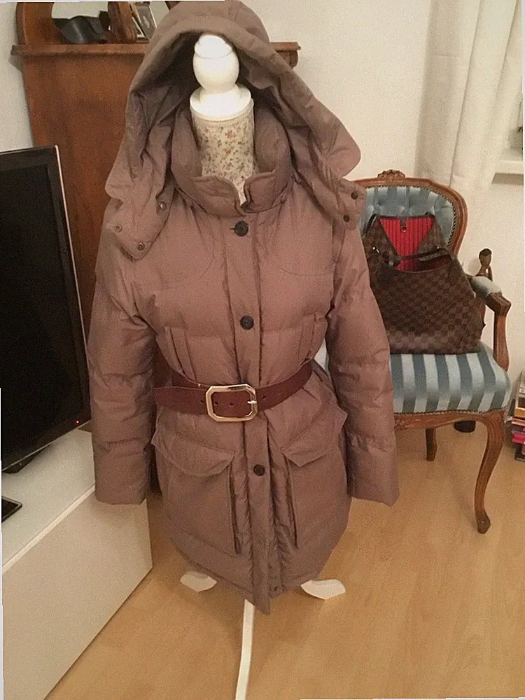 Rene Lezard DAUNENJACKE Hell Braun Gr:40 Damen Ist In Sehr Neuwertigen Zustand