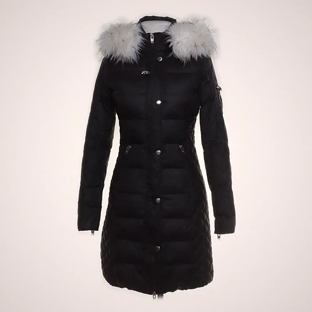 Rockandblue, Daunenmantel, Damen, Größe: 32, Schwarz/Weiß #JIC
