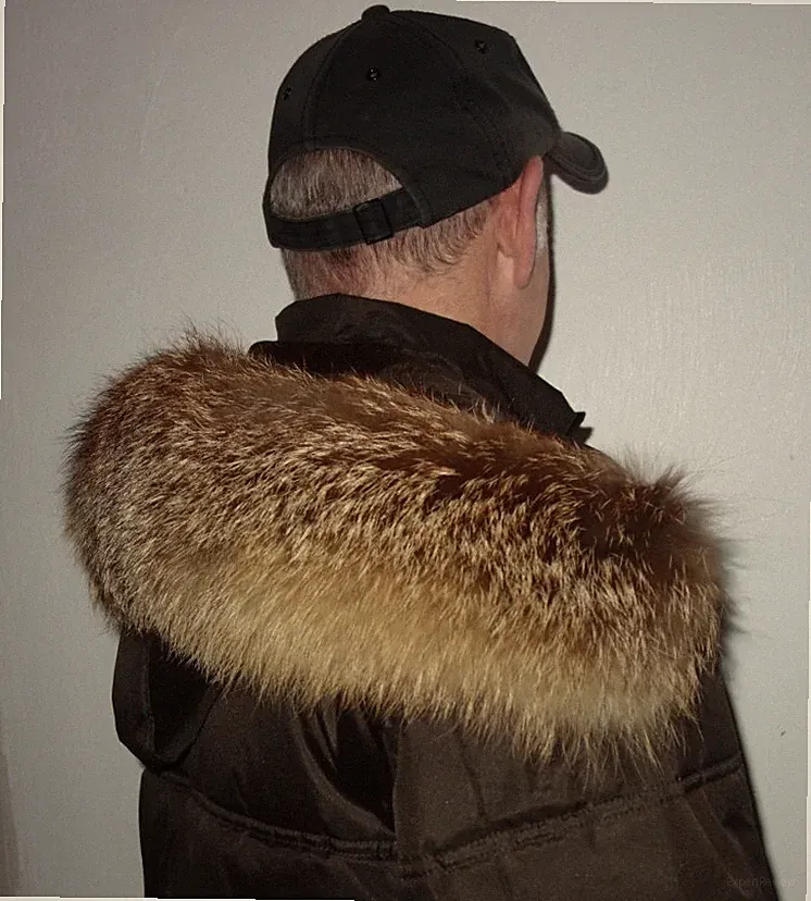 Rotfuchs Pelz Kapuze Kragen XXL Echt Fuchs Fell für Jacke Parka Mantel Schal Fox