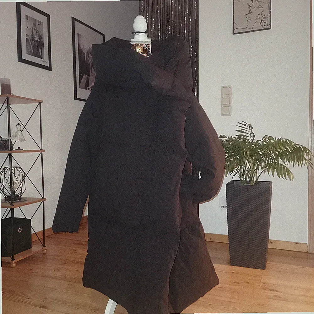 Rundholz Daunen Mantel 2 in 1 Gr. XL - Schwarz