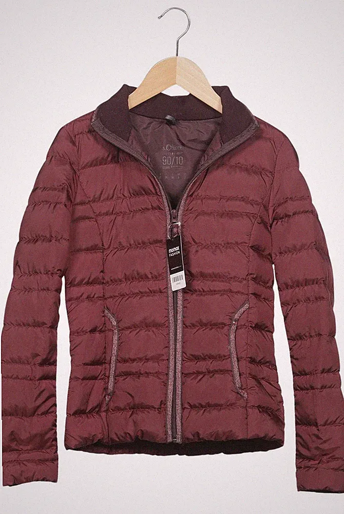 s.Oliver Jacke Damen Anorak Jacket Kurzmantel Gr. 32 Daunen Bordeaux #3srkxe3