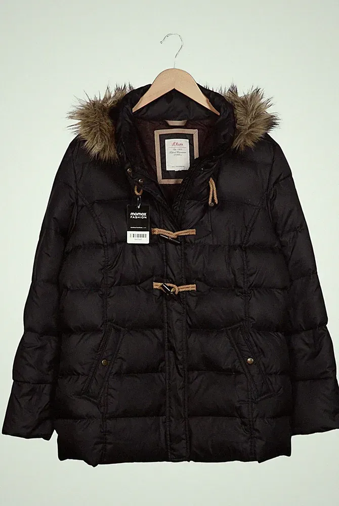 s.Oliver Jacke Damen Anorak Jacket Kurzmantel Gr. XXL Daunen Schwarz #7wdmo1u