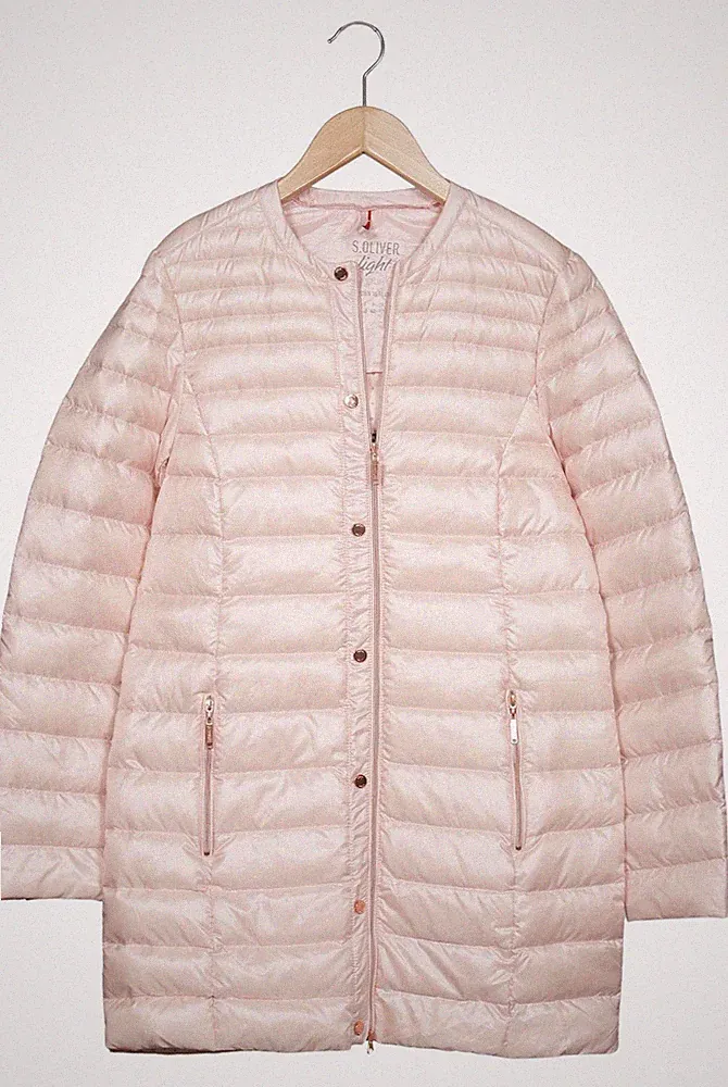 s.Oliver Mantel Damen Jacke Parka Gr. 38 Daunen Pink #v0n6qs9