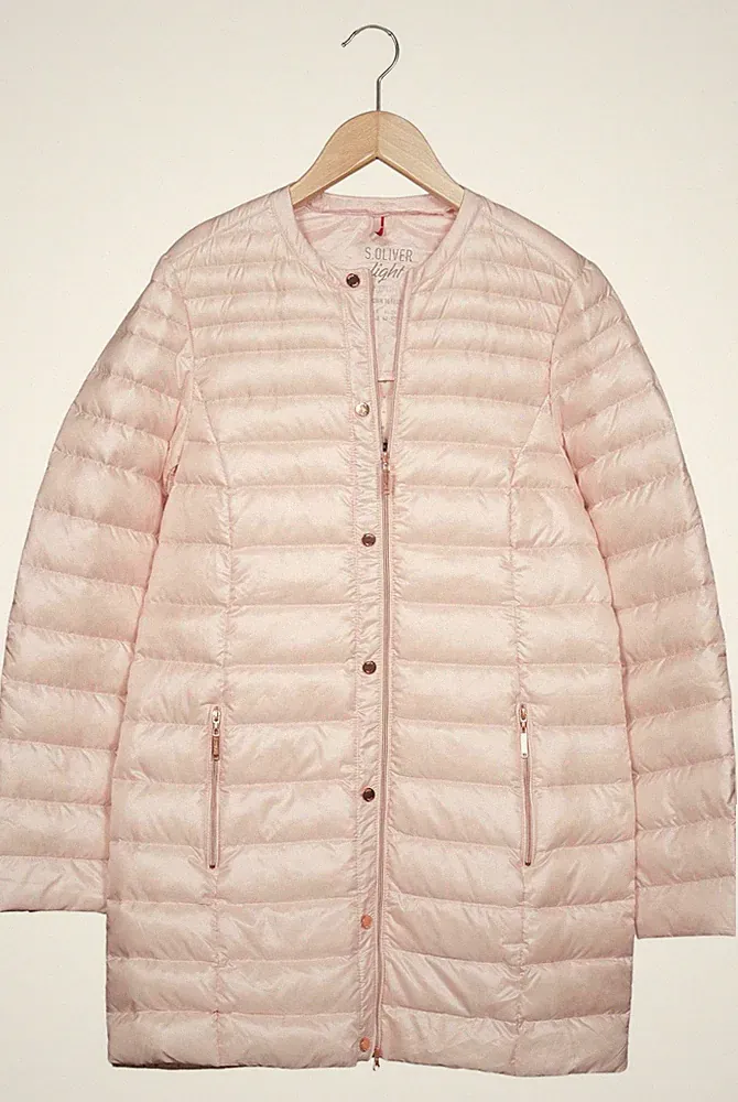 s.Oliver Mantel Damen Jacke Parka Gr. EU 38 Daunen Pink #v0n6qs9