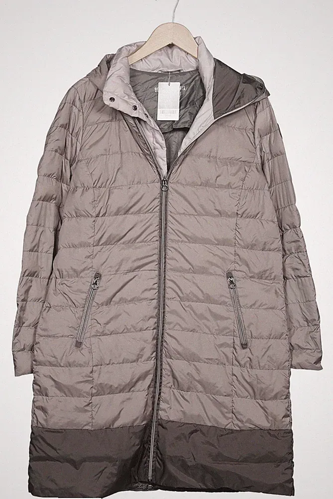 s.Oliver Mantel Damen Jacke Parka Gr. EU 44 Daunen Grau #z9fncp0