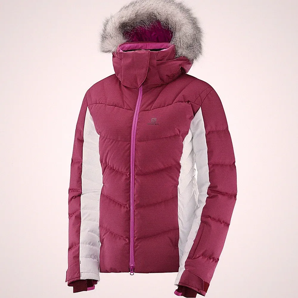 Salomon Icetown Damen Daunen Ski Jacke Damen Winter Schnee Mantel XS UVP300€
