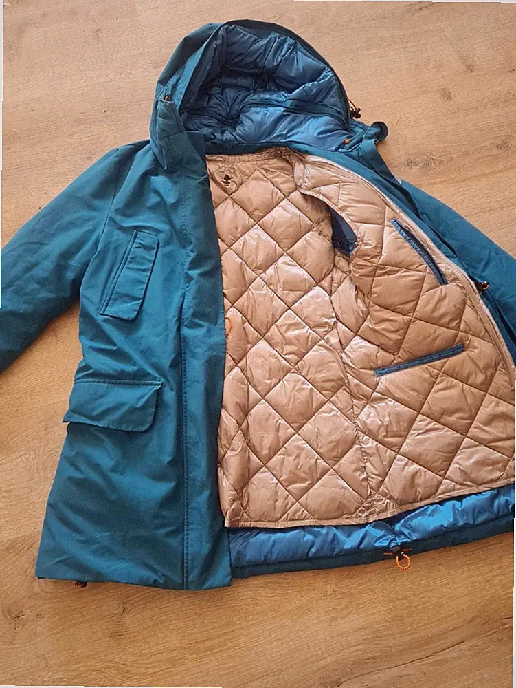 SAVE THE DUCK Artic Size 1 Mantel Parka Jacke navy mit Innenweste super warm