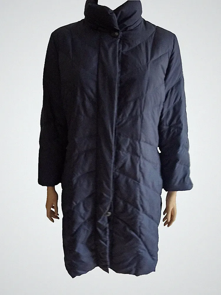 SCHNEIDERS Gr.46 Wintermantel Übergangsmantel Daunenjacke navy blau knielang