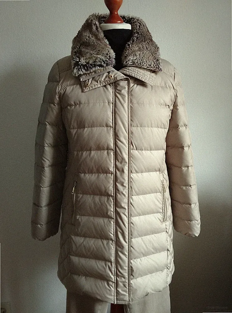 Schneiders Salzburg Wintermantel Daunenmantel Daunenjacke 40 L beige gold