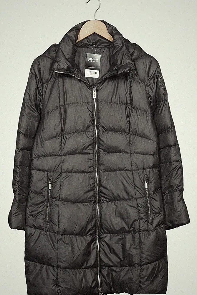 Schöffel Mantel Damen Jacke Parka Gr. EU 38 Daunen Grau #rrcxn6p