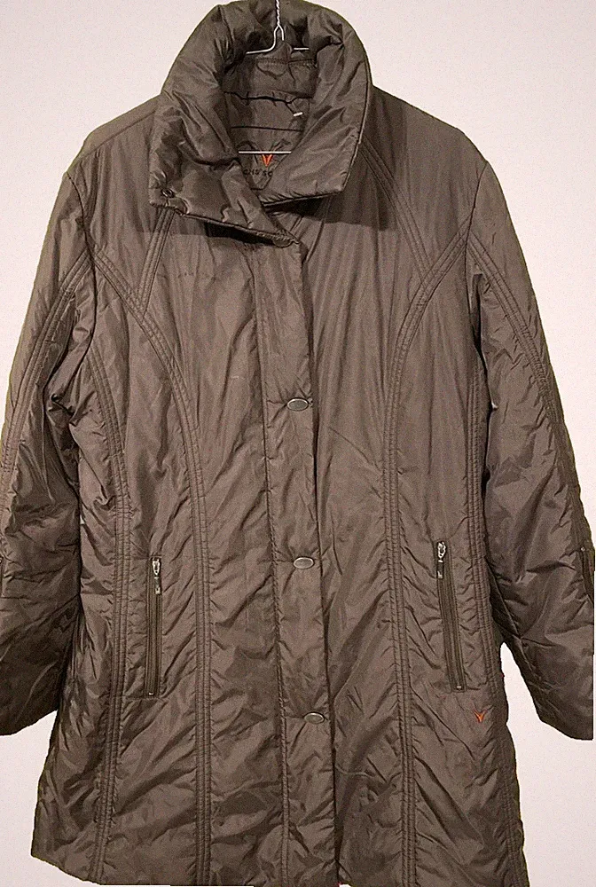 Schokobrauner Mantel Parka Fuchs Schmitt 42 44 B-Breite 58cm Neuwertig