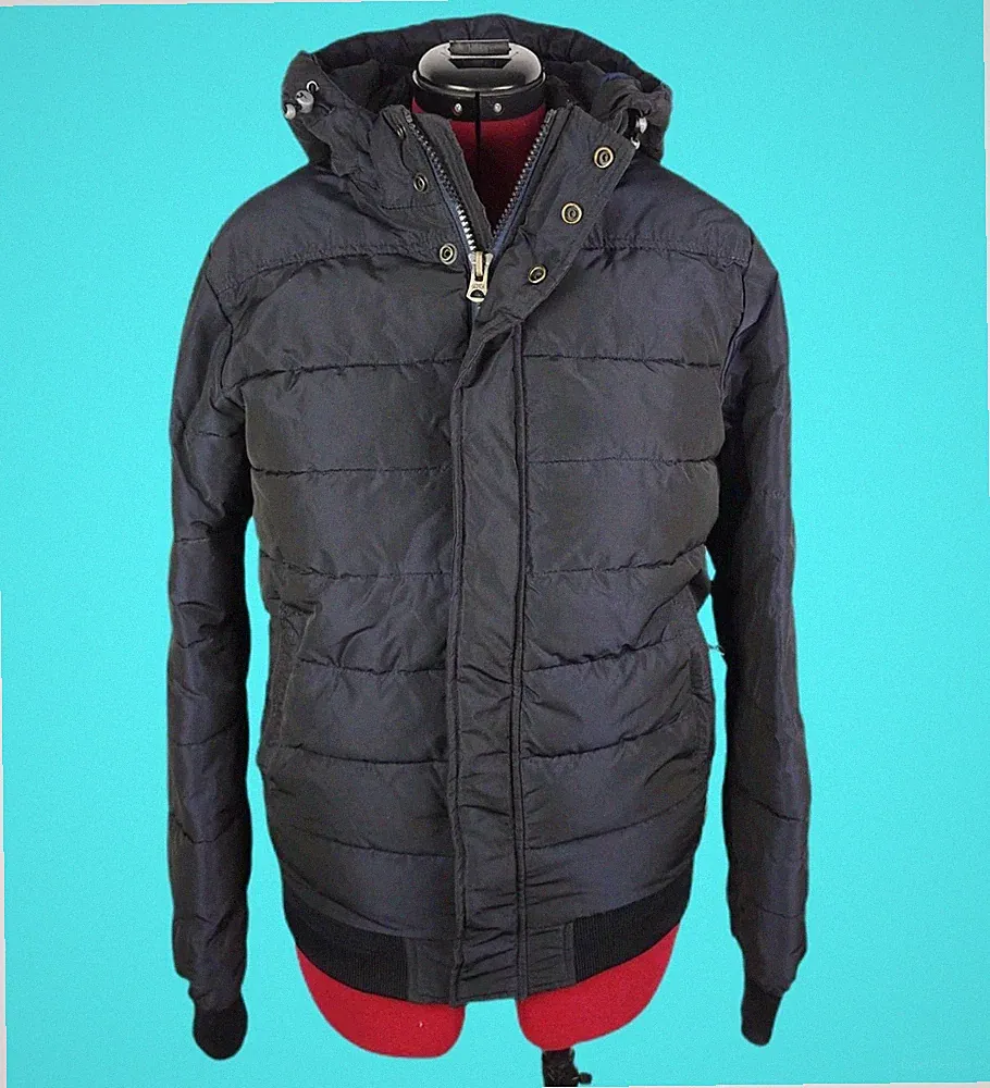 Scotch & Soda Steppjacke Daunenjacke S Regular Winterjacke Kapuze Blau