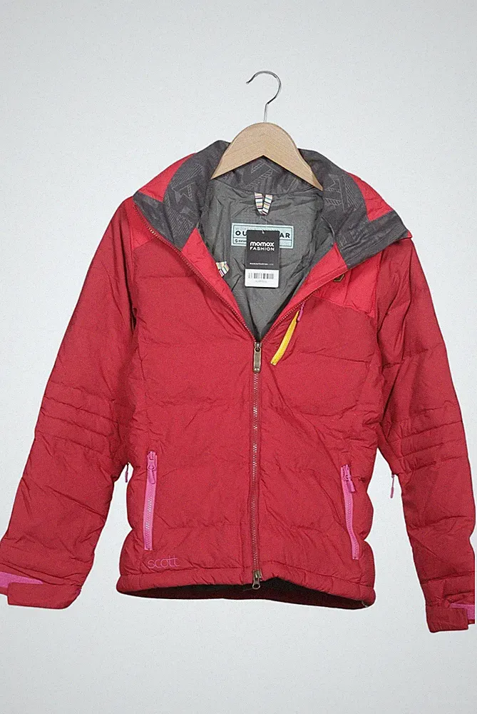 SCOTT Jacke Damen Anorak Jacket Kurzmantel Gr. EU 32 (US 0) Daunen Rot #ku9hfmq