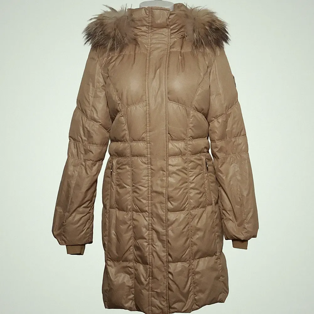 Sportalm, Daunenmantel, Damen, Größe: 36, Beige, Polyester, Einfarbig #TEk