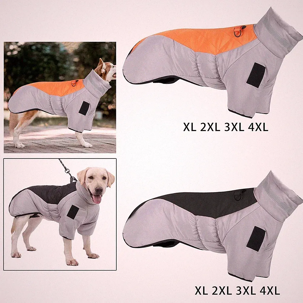 Stilvolle Haustierkleidung Herbst Hund Daunenjacke Wintermantel für