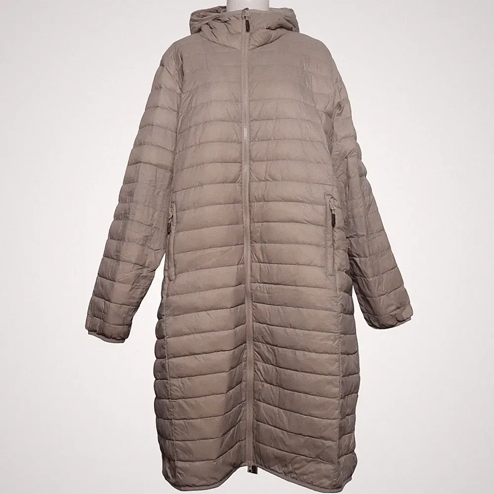 Strøva, Daunenmantel, Damen, Größe: 52/54, Beige, Daune/Feder/Polyamid #0Tf