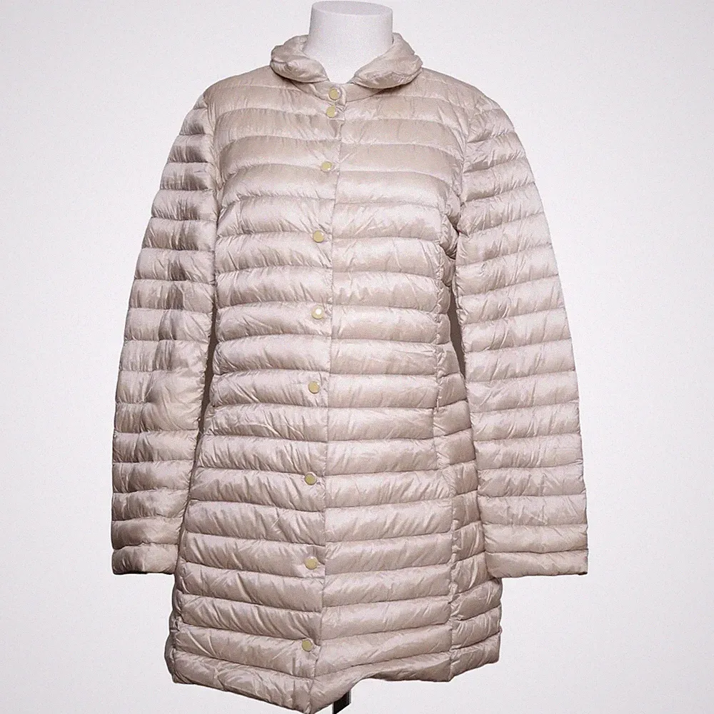 Studio Studio, Daunenmantel, Damen, Größe: 44, Beige, Einfarbig #cox