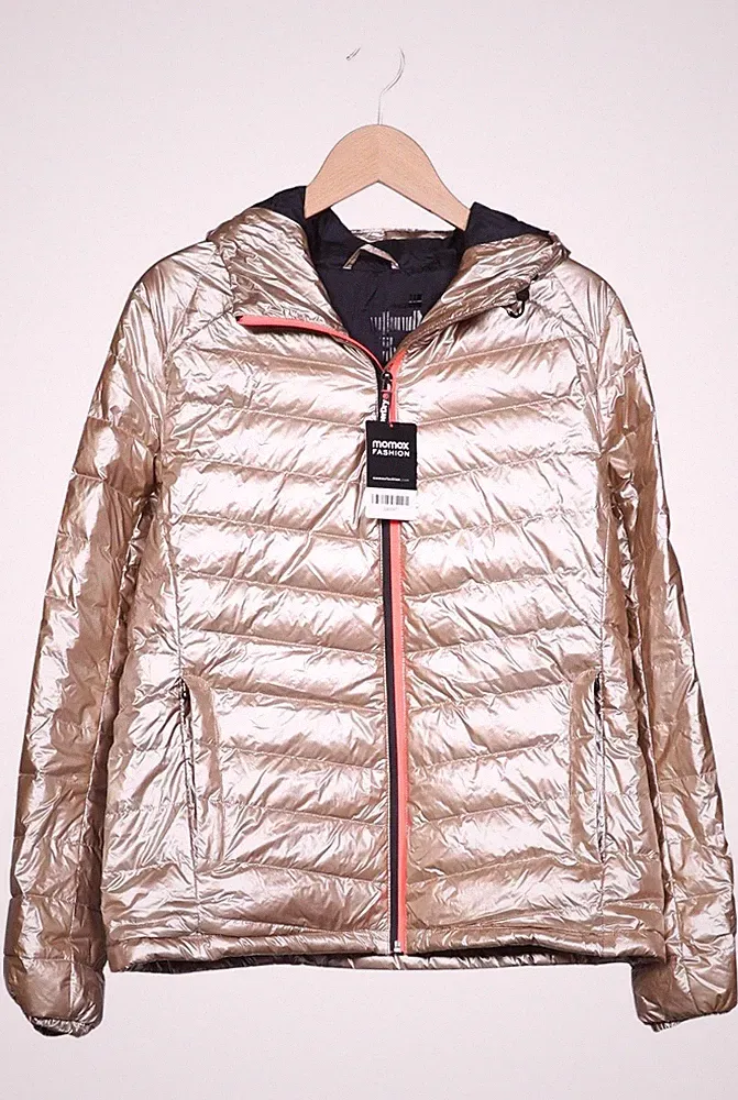Superdry Jacke Damen Anorak Jacket Kurzmantel Gr. EU 40 Daunen Gold #zj4st47