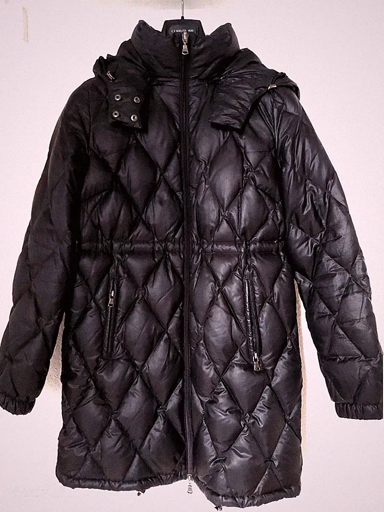 SvB EXQUISIT P&C Daunenjacke Jacke Mantel Pufferjacke Gr. 38 Schwarz Top Zustand