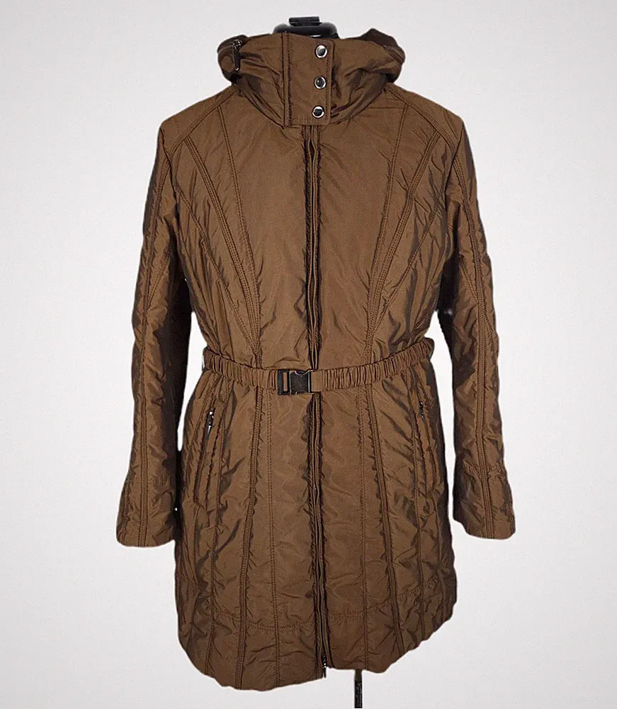 Taifun Jacke Steppmantel Steppjacke Mantel 44 Kapuze Winterjacke Übergangsjacke