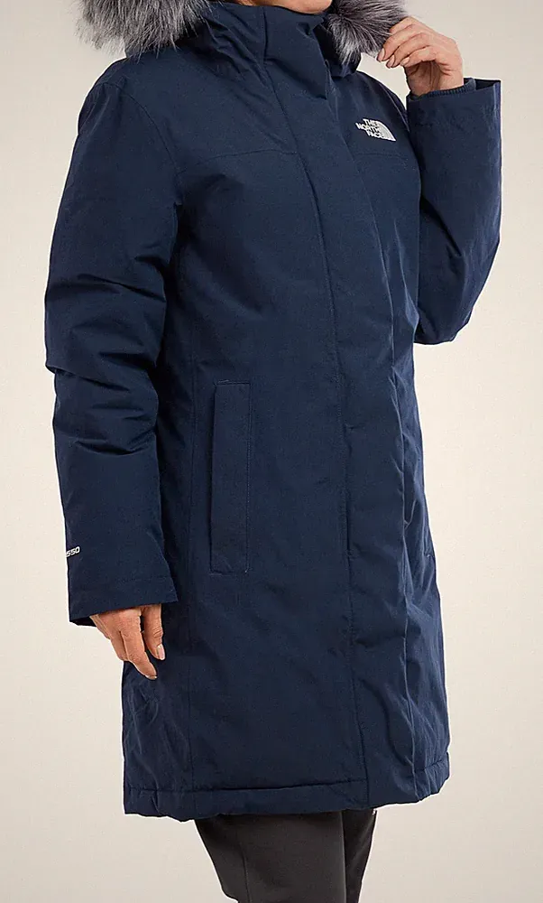 THE NORTH FACE Arctic Parka, Daunen Mantel, Jacke schwarz Gr. S 36 NEU Original