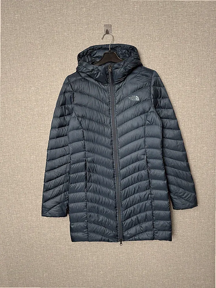 The North Face Damen Daunenjacke blau 800 Fill leichter gefütterter Mantel mi...