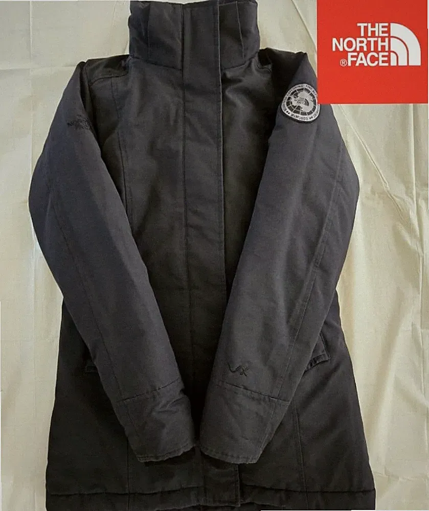 THE NORTH FACE Daunenmantel Jacke 80 XS Schwarz Damen Breite 18,89" Länge 29,52"