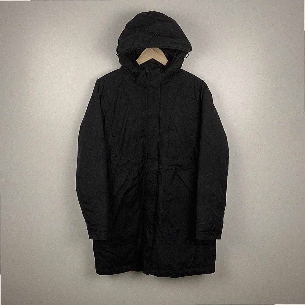 The North Face Hyvent Parka Gänsedaunenjacke Damen Gr. M schwarz Mantel mit K...