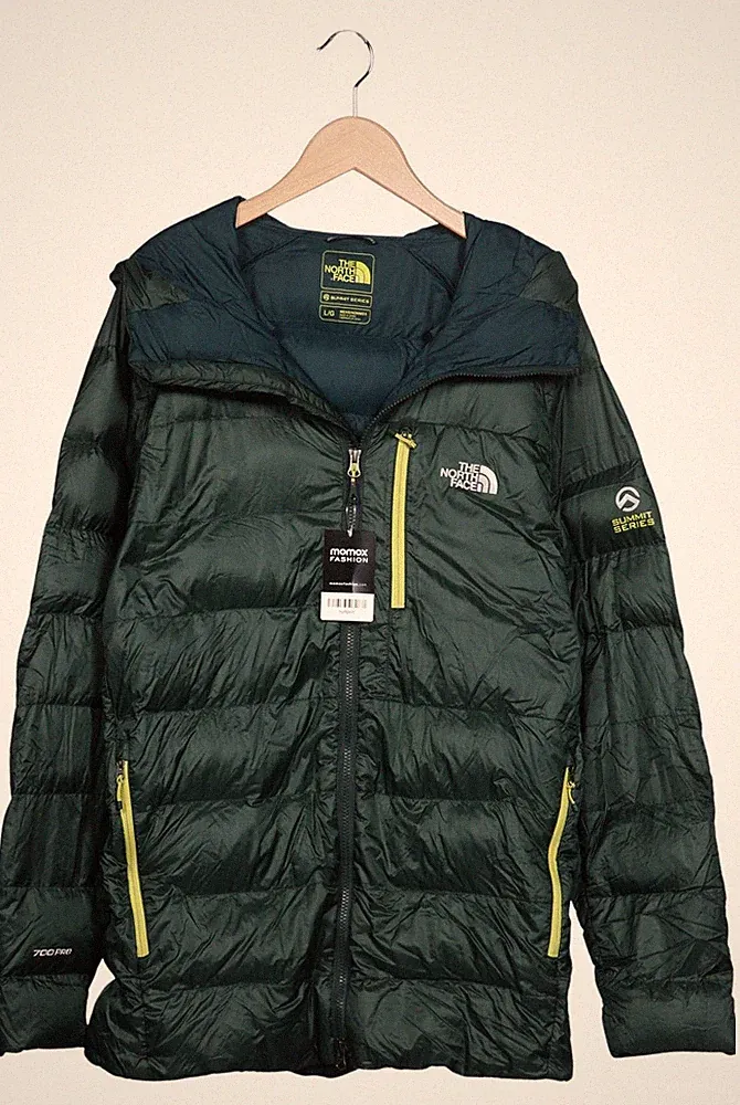 The North Face Jacke Herren Anorak Jacket Kurzmantel Gr. L Daunen Grün #hpftpem