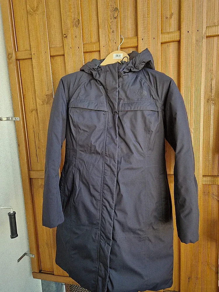 THE NORTH FACE Jacke Mantel Daunen HyVent Damen Gr M schwarz TOP NP 229€