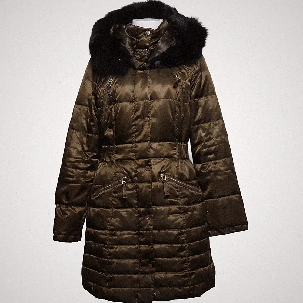 Ticket Woman, Daunenmantel, Damen, Größe: S, Grün, Camouflage #yaE
