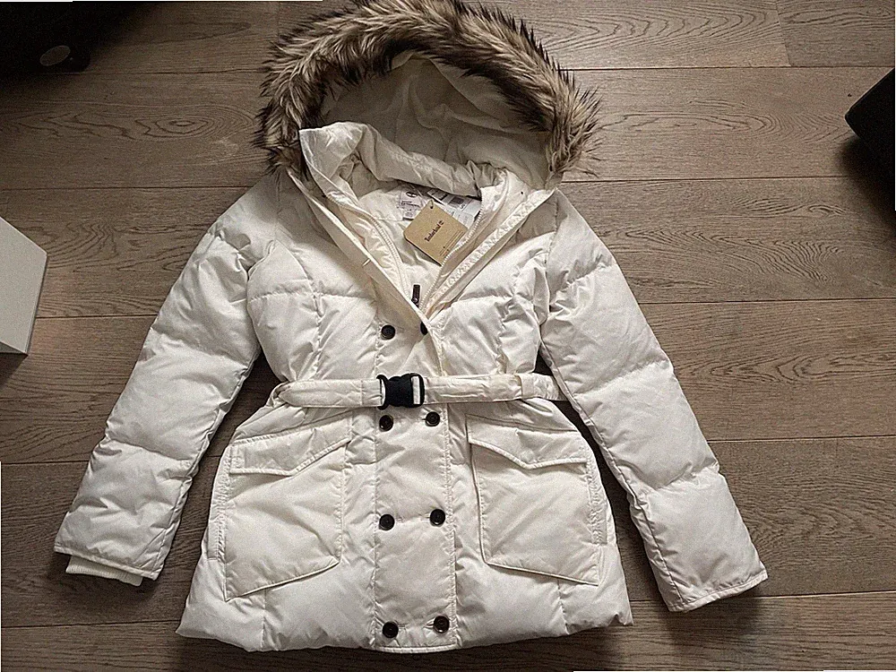 TIMBERLAND Earthkeepers Recycled Down Damen Daunen Jacke Mantel Gr L M 30 40 NEU