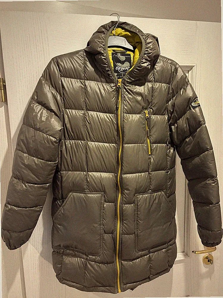Toller, federleichter, warmer Daunen Steppmantel Gr. XL 42/44 khaki*TOP*