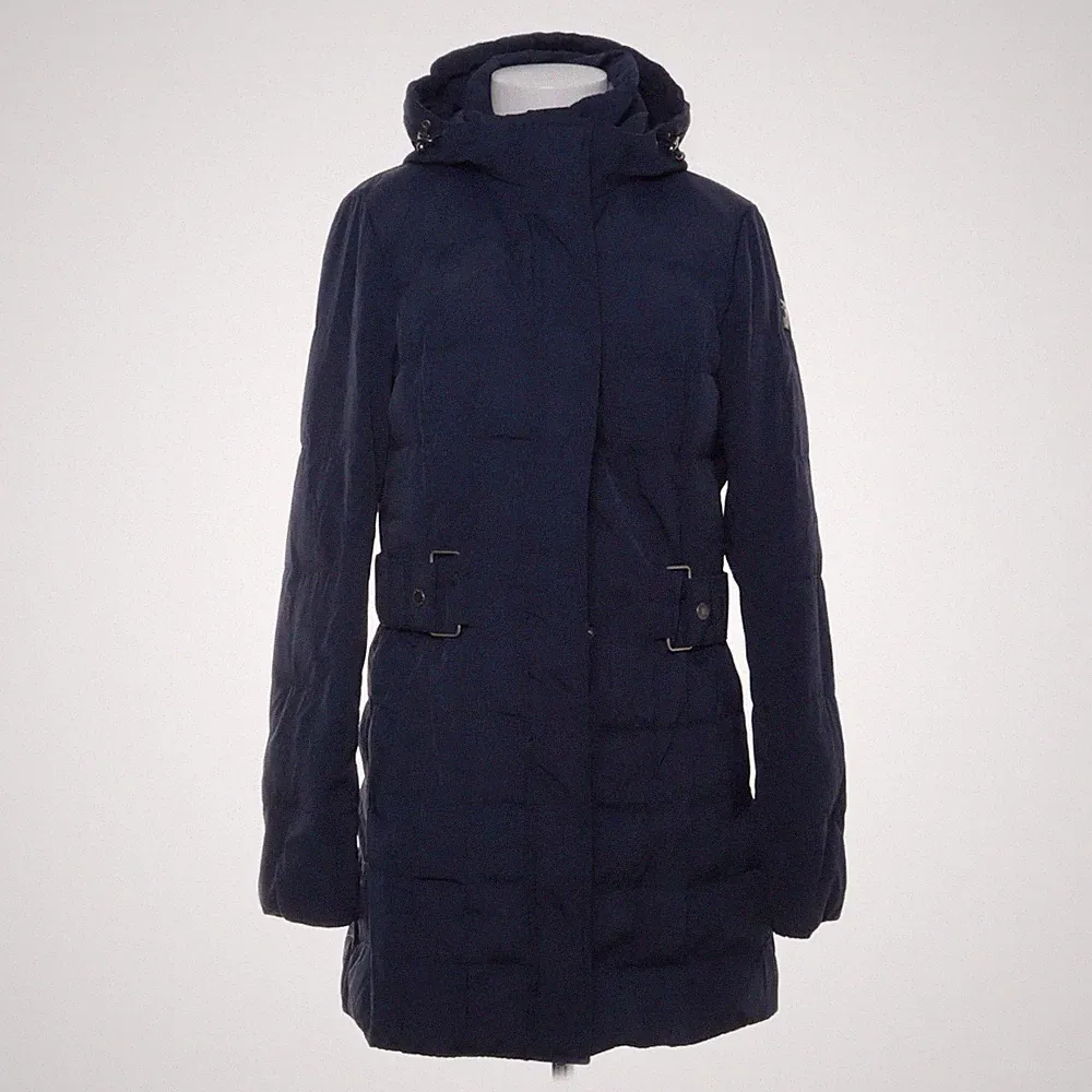 Tom Tailor, Daunenmantel, Damen, Größe: M, Blau, Baumwolle/Feder/Polyester #e7a