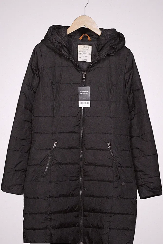 TOM TAILOR Denim Mantel Damen Jacke Parka Gr. S Daunen Schwarz #efqvy6l