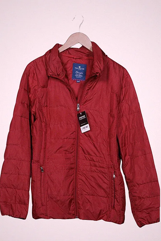 Tom Tailor Jacke Damen Anorak Jacket Kurzmantel Gr. 3XL Daunen Rot #l2txsho