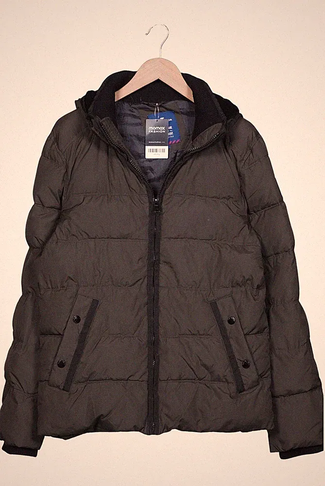 Tom Tailor Jacke Herren Anorak Jacket Kurzmantel Gr. L Daunen Grün #xt5o8ig