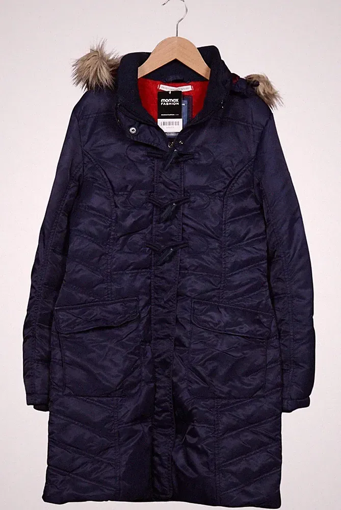 Tom Tailor Mantel Damen Jacke Parka Gr. M Daunen Marineblau #tw8o21k