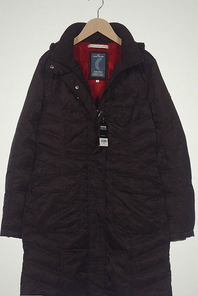 Tom Tailor Mantel Damen Jacke Parka Gr. S Daunen Braun #v4bnwih