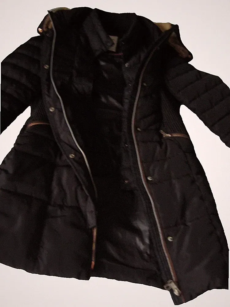 Tom Tailor XS Daunenmantel Damen Schwarz super Zustand