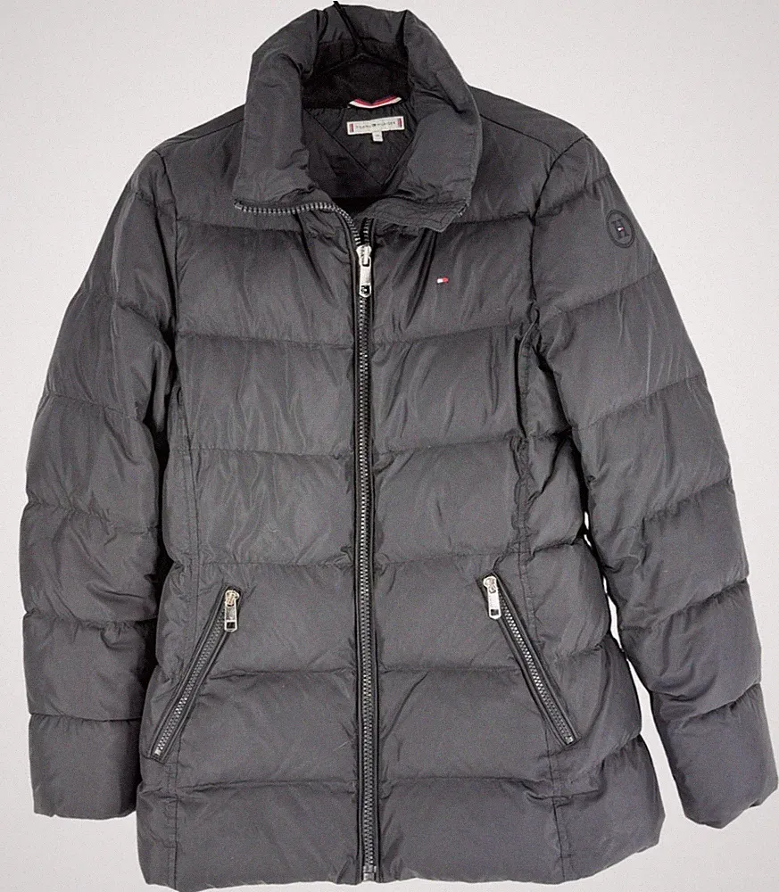 Tommy Hilfiger Damen Bomberjacke Mantel 70% Daunen 30% Federn Größe M