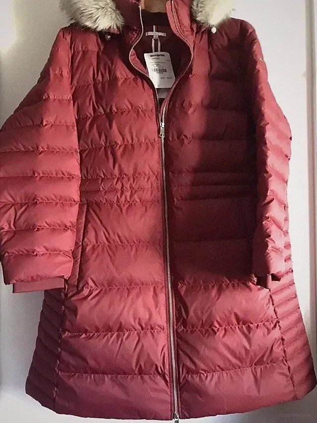 Tommy Hilfiger Damen Daunen Stepp Mantel Neu Gr 54 AzA 75 Rot NP 329€